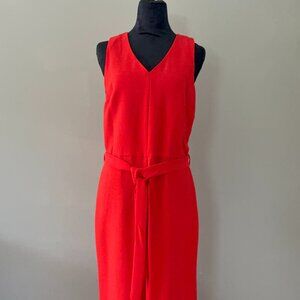 NWOT Banana Republic Elegant Red Jumpsuit